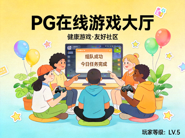 关于PG在线游戏大厅 - 展示健康友好的玩家社区环境