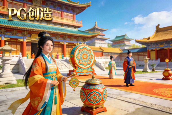 PG创造推出的融合传统文化元素的精品游戏画面截图，展示精美艺术设计