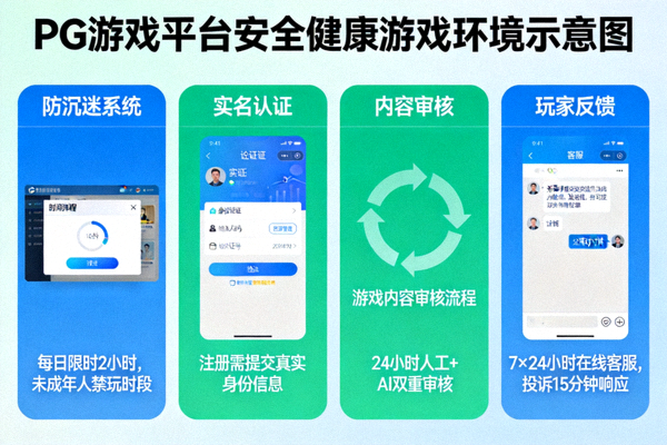 PG游戏平台打造安全健康游戏环境示意图
