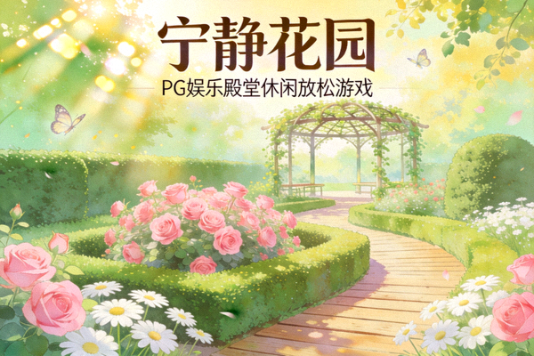 PG娱乐殿堂休闲放松游戏《宁静花园》治愈系画面展示